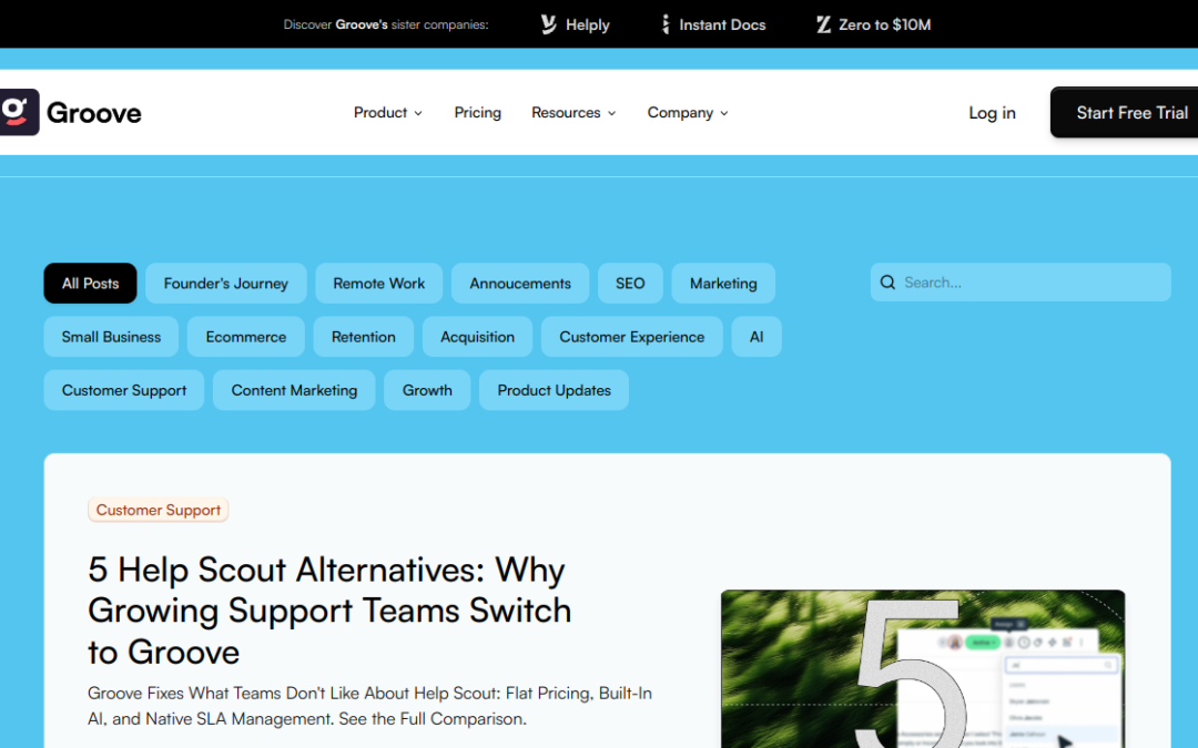 How Groove’s Blog Took a Tiny Startup From $0 to $5M ARR