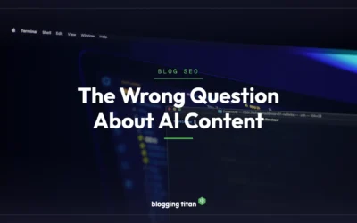 Everyone Arguing About Whether Google Penalizes AI Content Is Asking the Wrong Question