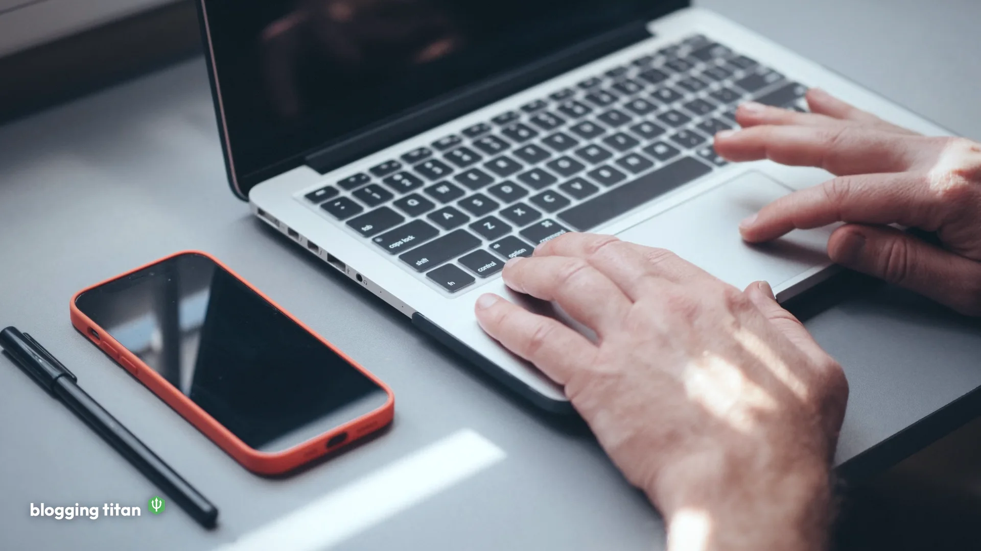 Documentary desk photograph used as the featured image for best wordpress affiliate management plugin - Blogging Titan