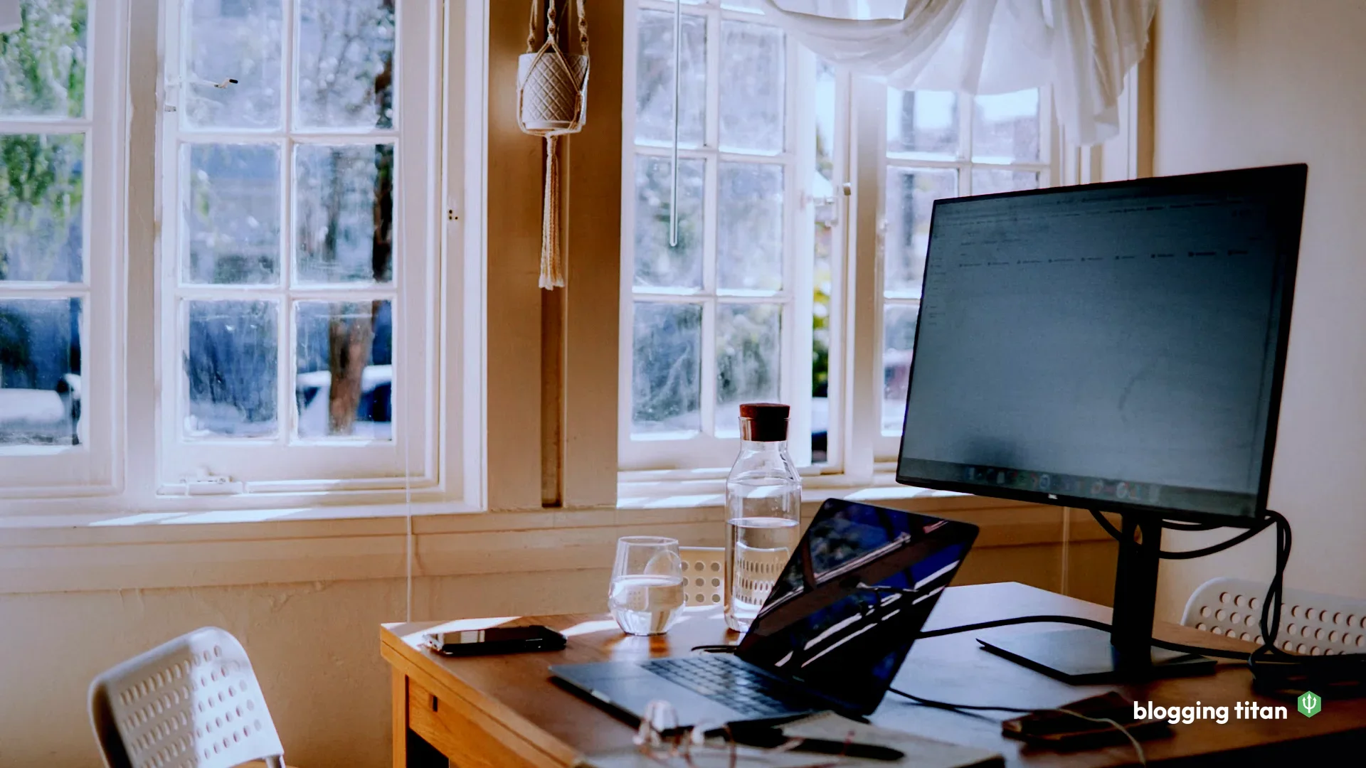 Documentary desk photograph used as the featured image for Bluehost alternatives - Blogging Titan