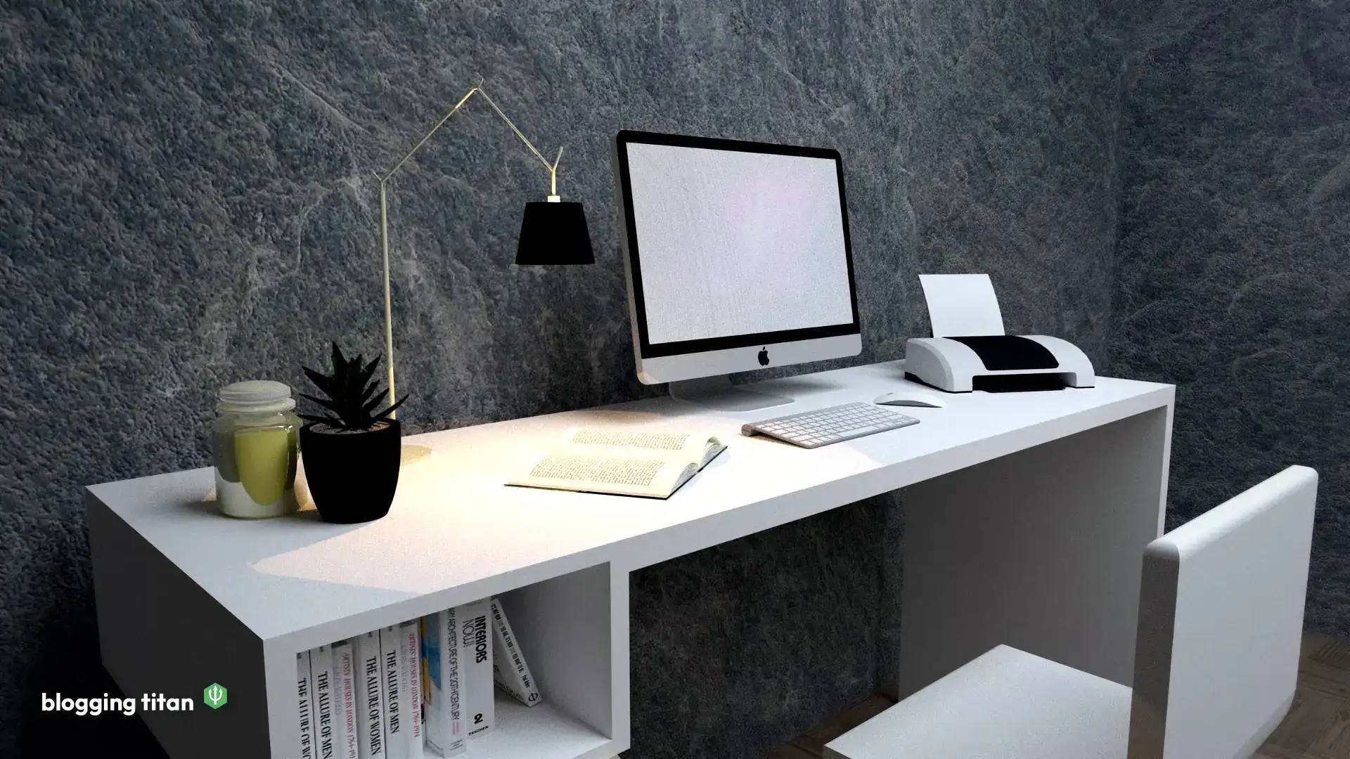 Documentary desk photograph used as the featured image for blogging schedule - Blogging Titan