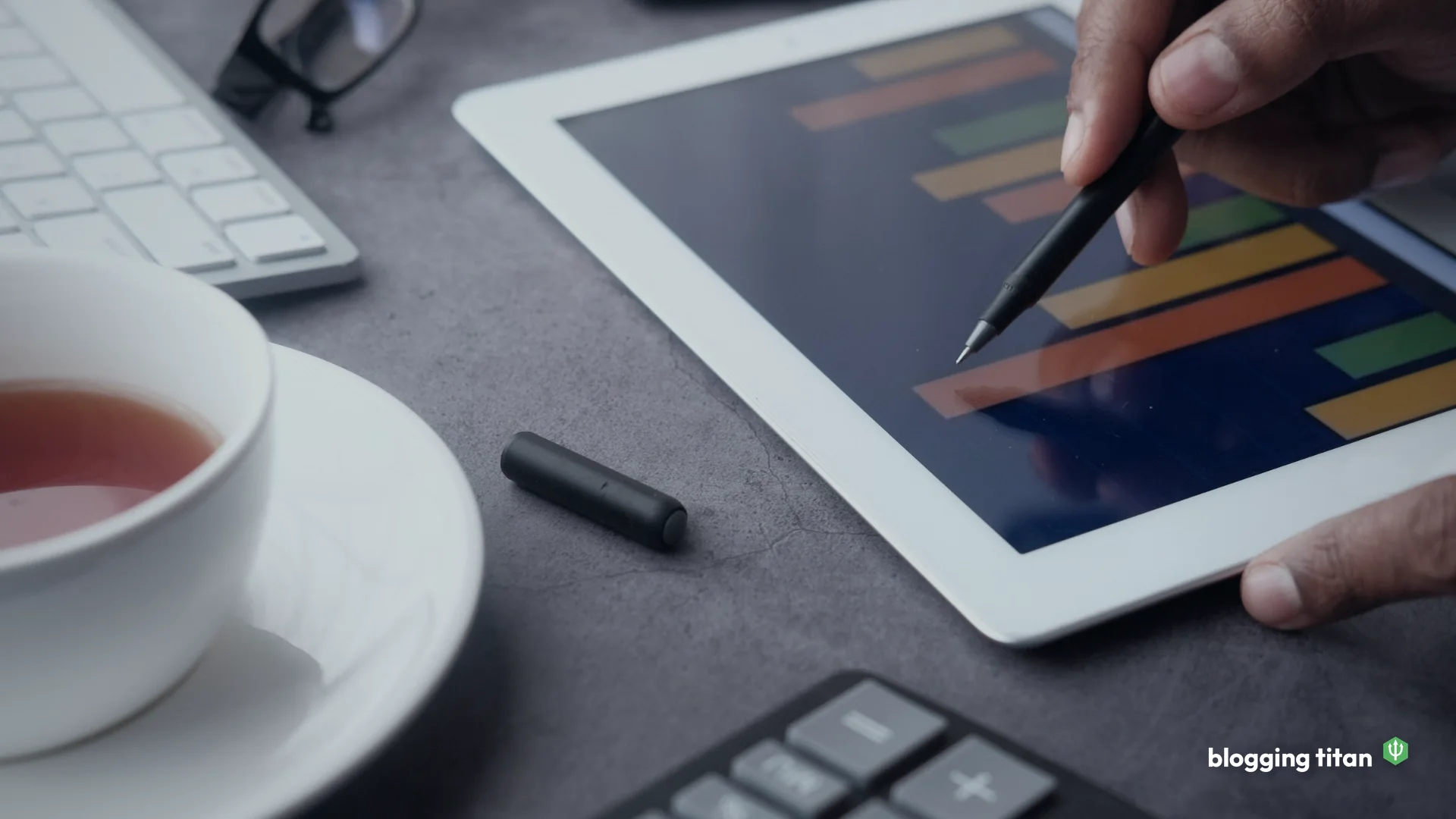 Documentary desk photograph used as the featured image for free blog vs self hosted cost - Blogging Titan