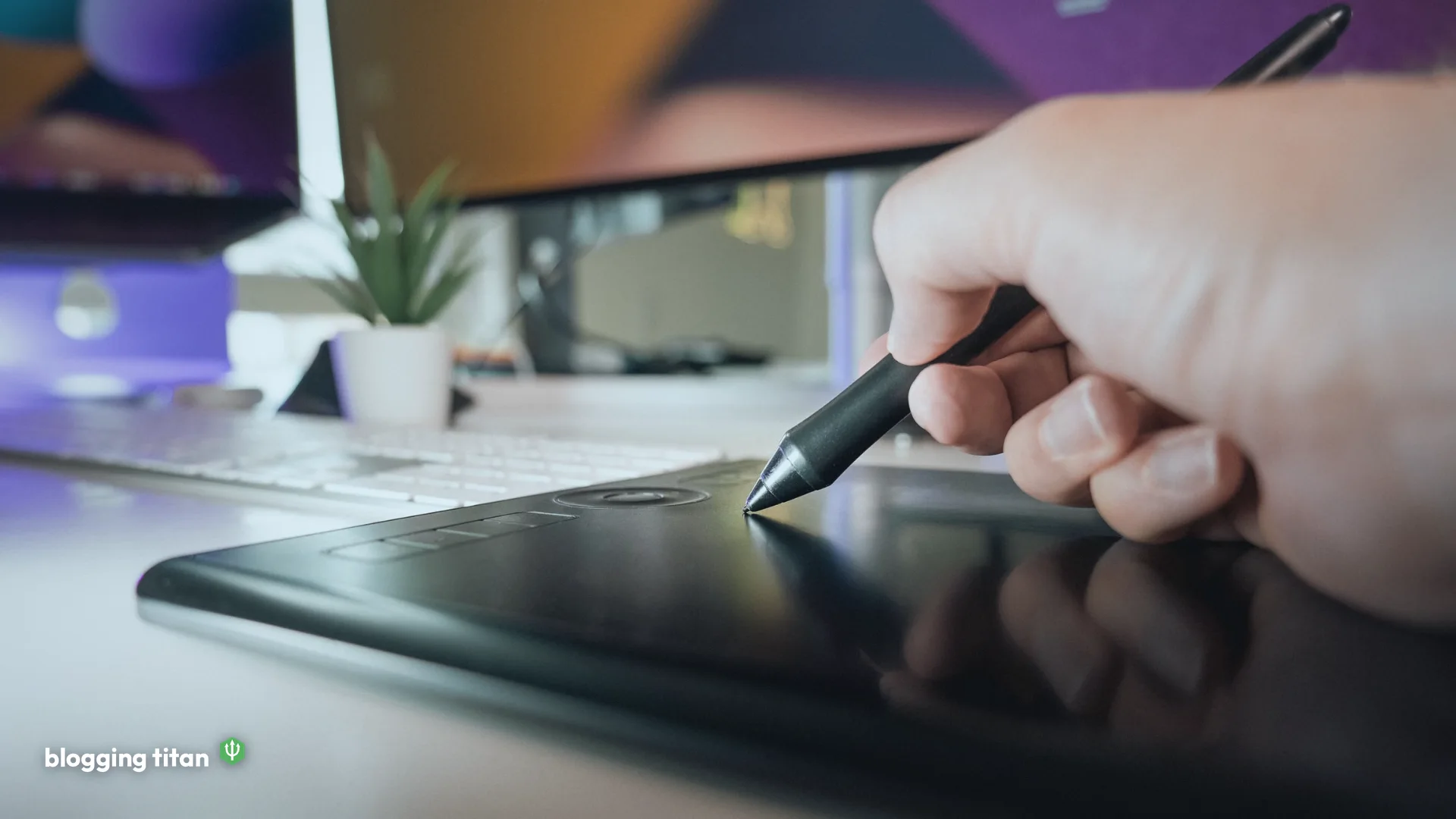 Documentary desk photograph used as the featured image for grammarly alternatives - Blogging Titan