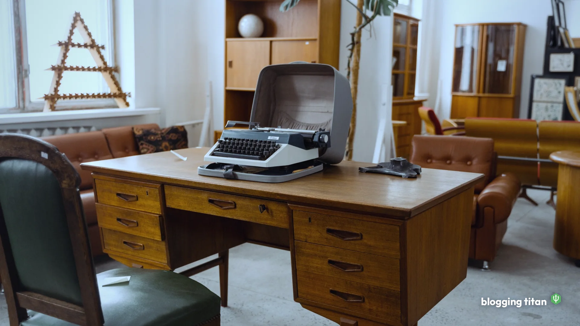 Documentary desk photograph used as the featured image for groove blogging case study - Blogging Titan