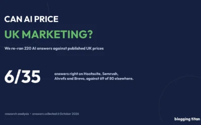 Can AI Give UK Businesses Accurate Marketing Prices? We Re-Ran 220 Answers