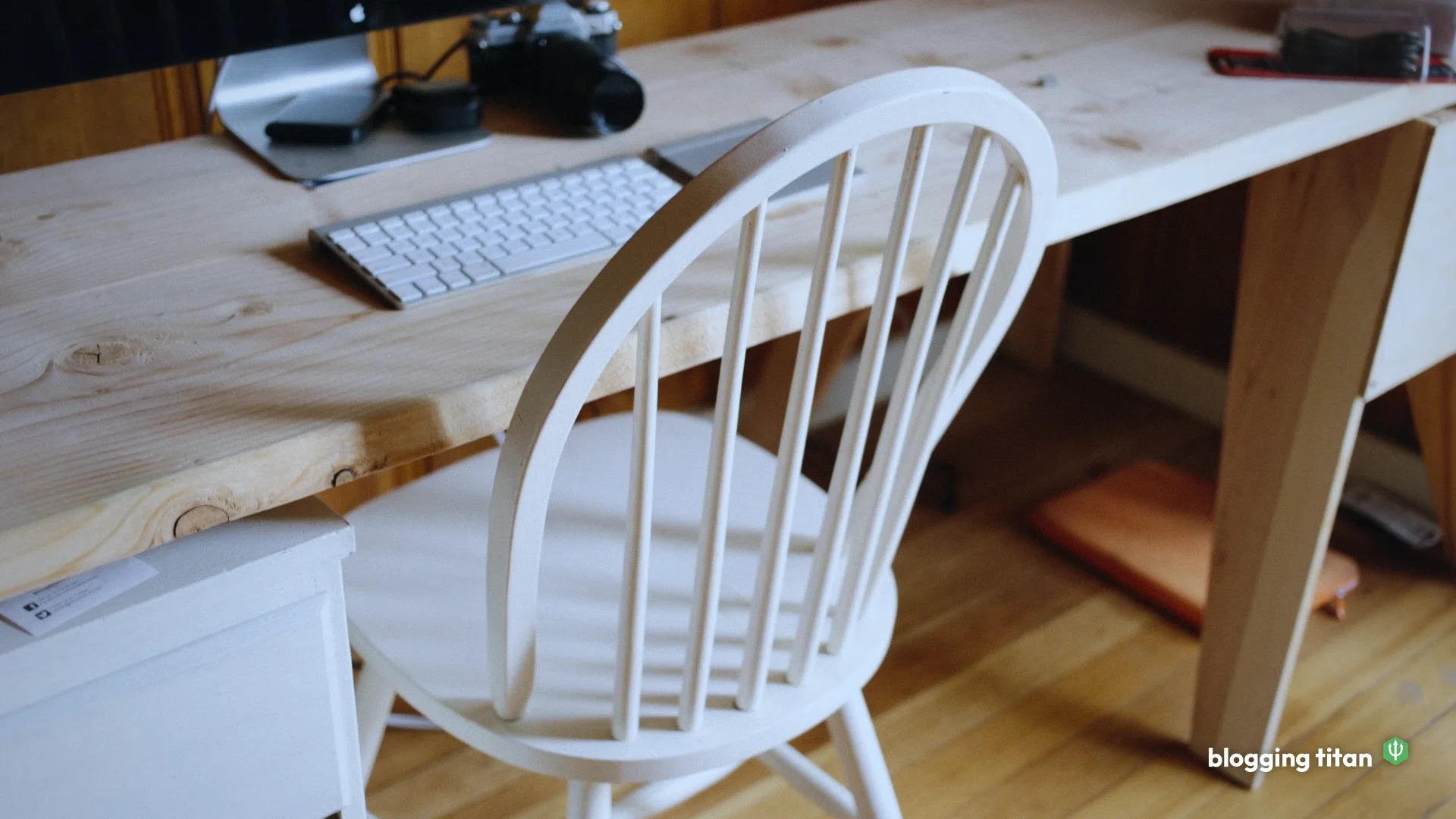 Documentary desk photograph used as the featured image for Typeform alternatives - Blogging Titan